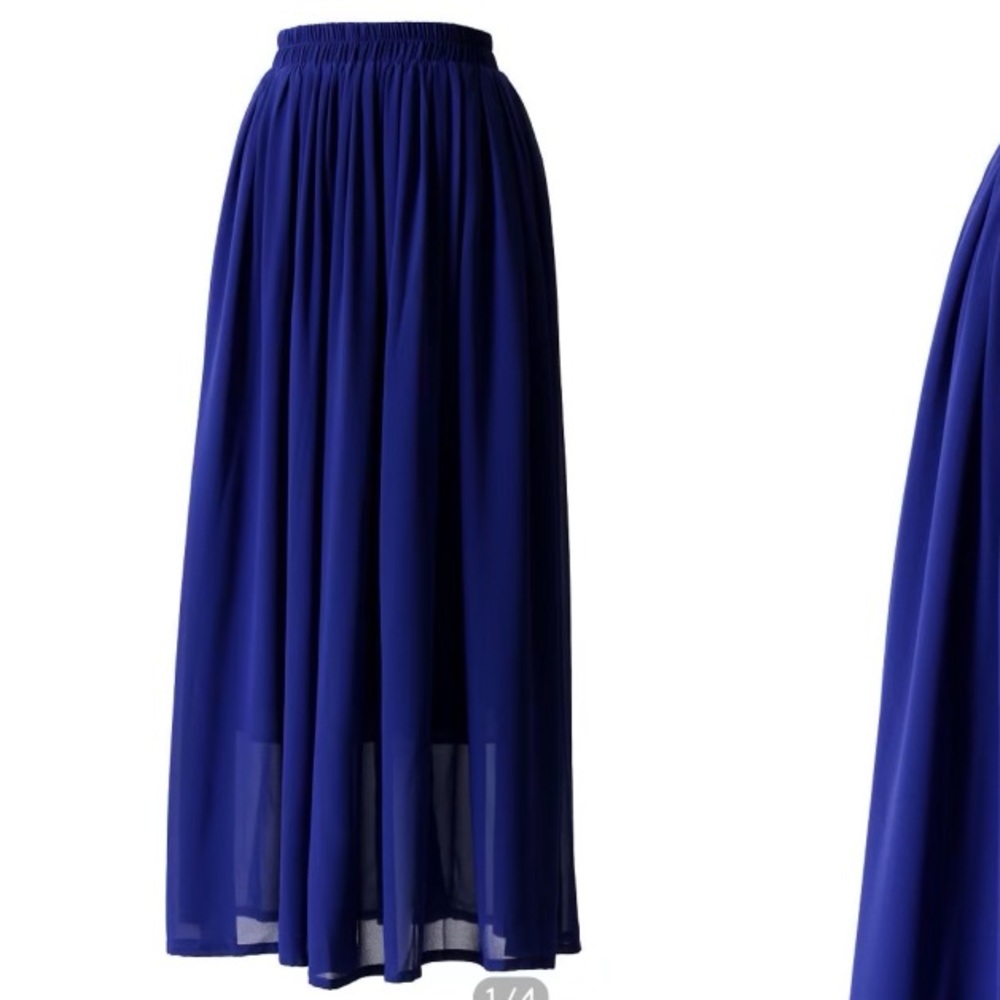 👗CHIC WISH SKIRT 👗 CHIFFON SKIRT SZ MEDIUM